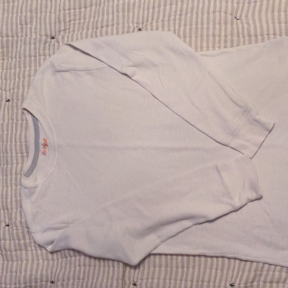 Cream long sleeve thermal
